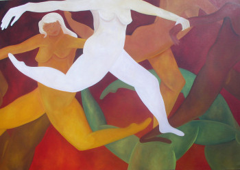 Named contemporary work « l'envollée », Made by FRANçOISE COEURET