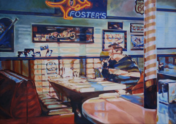 Named contemporary work « Foster's 2010 », Made by JEAN FRANçOIS VAUTRIN