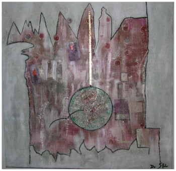Named contemporary work « Dans mon monde Magique », Made by DE SÿVE