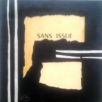 Named contemporary work « Sans Issue », Made by ZIA