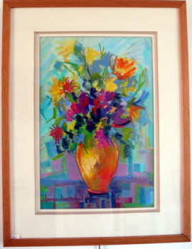 Named contemporary work « Bouquet du jardin », Made by CLAUDE BERTRAND