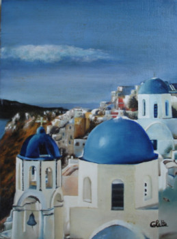 Named contemporary work « Santorins », Made by COLETTE