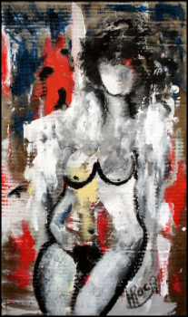 Named contemporary work « MYSTERIEUSE », Made by HERVé ROCA