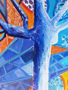 Named contemporary work « arbre mosaique », Made by SANCELME