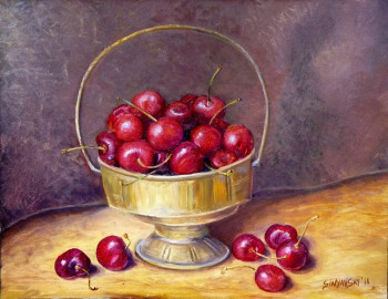 Named contemporary work « Cerises », Made by SINYAVSKY