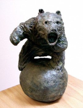 Named contemporary work « d'ours 1 », Made by LAMY TCHA