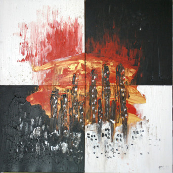 Named contemporary work « Apocalypse », Made by OLG