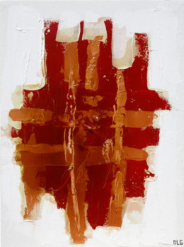 Named contemporary work « Rouge Miroir », Made by OLG