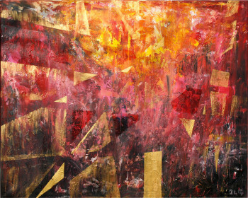 Named contemporary work « Le grand incendie », Made by OLG