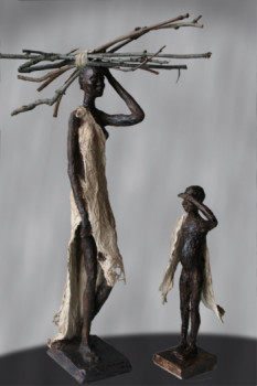 Named contemporary work « Nyambura », Made by MARIEDUBOR