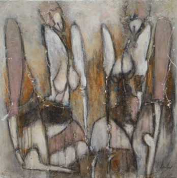 Named contemporary work « Passé composé », Made by LAURE MARY