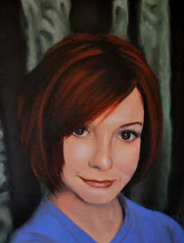 Named contemporary work « Alyson Hannigan », Made by VANESSAG