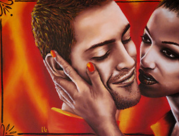 Named contemporary work « Couple 1 », Made by VANESSAG