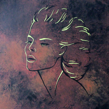 Named contemporary work « Femme 3 », Made by VANESSAG