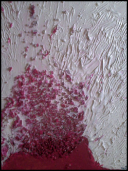 Named contemporary work « Magenta Crisis », Made by RUTH F.