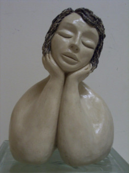 Named contemporary work « LILY », Made by VESSELINA KATZAROVA