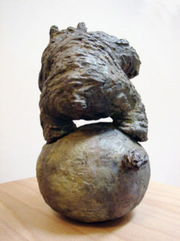 Named contemporary work « d'ours 4 », Made by LAMY TCHA