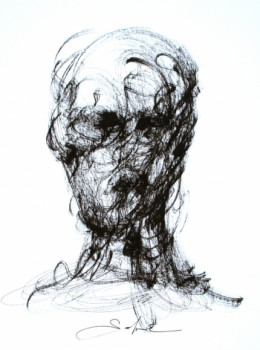 Named contemporary work « Portrait 4 », Made by JEAN MARIE SALANIé