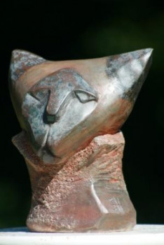 Named contemporary work « CHATS SIAMOIS », Made by SANDOR SHOMI