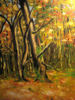 Named contemporary work « Automne », Made by A-JYS