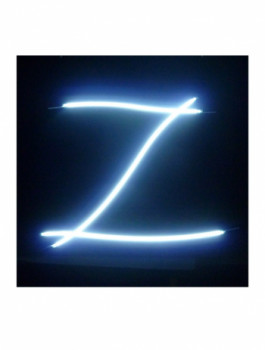 Named contemporary work « NEON           .   Z     .    ZORRO », Made by H.BATISTA