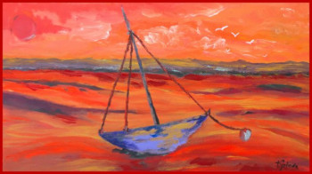 Named contemporary work « Rivière d'Auray », Made by CIELDEBRETAGNE