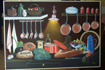 Named contemporary work « La Cuisine », Made by CATY