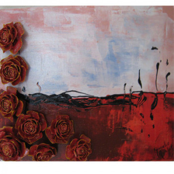 Named contemporary work « ROSES DE CEDRE ET VOLCAN », Made by AMELIE AMELOT