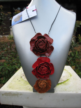 Named contemporary work « ROSES DE CEDRE N°28 », Made by AMELIE AMELOT