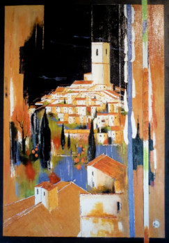 Named contemporary work « "St Paul de Vence 1" », Made by JAMES BURGEVIN