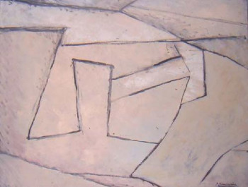 Named contemporary work « Construction », Made by PIERRE BONNECARRERE