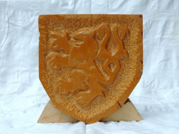 Named contemporary work « blason Saint Bertrand de Comminges », Made by PHILIPPE FERNANDES