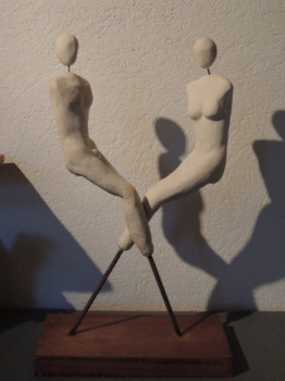 Named contemporary work « toi et moi 1 », Made by PHILIPPE FERNANDES