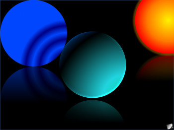 Named contemporary work « Planets », Made by TG