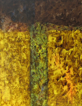 Named contemporary work « Cadmium, Cobalt et Bitume I », Made by MARCO