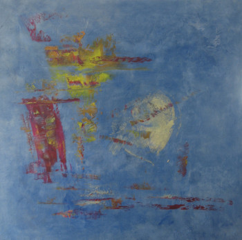 Named contemporary work « Bleus XI », Made by MARCO