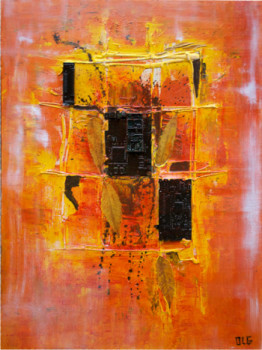 Named contemporary work « Cyberadiation-orange », Made by OLG