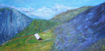 Named contemporary work « Vallée de la Tarentaise, II. », Made by NADIA VIGUIER