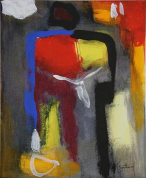 Named contemporary work « Silhouette II », Made by ALAIN BERTHAUD