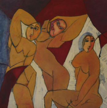 Named contemporary work « Les femmes de Picasso », Made by ALAIN BERTHAUD