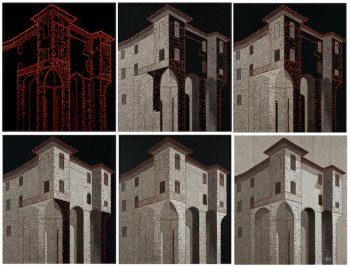 Contemporary work named « Château de Lavardens-Gers- », Created by JEAN CLAUDE MAUREL