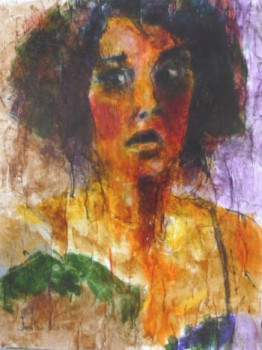 Named contemporary work « La Chanteuse », Made by JEAN-LOUIS PATRICE