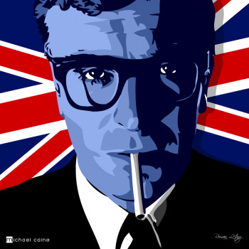 Named contemporary work « Michael Caine », Made by EARL BRAIN