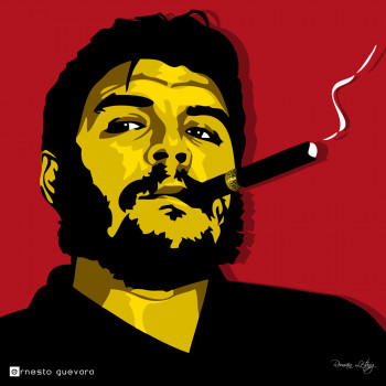 Named contemporary work « Ernesto Guevara », Made by EARL BRAIN