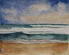 Named contemporary work « la mer », Made by MIREILLE BREGOU