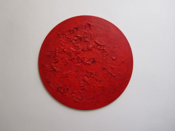 Named contemporary work « Desidera Rouge 1 », Made by MARIA A. LISTUR