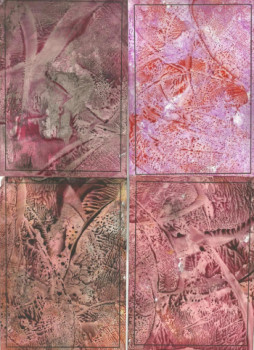 Named contemporary work « Triptyque 1 », Made by JENO