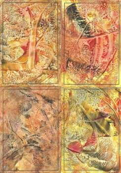 Named contemporary work « Triptyque 2 », Made by JENO