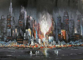 Named contemporary work « NEWYORK », Made by EDWARD