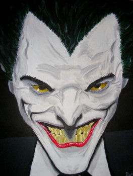 Named contemporary work « Smile of Joker », Made by DOGSLIFE57